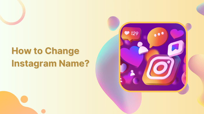 Change instagram name