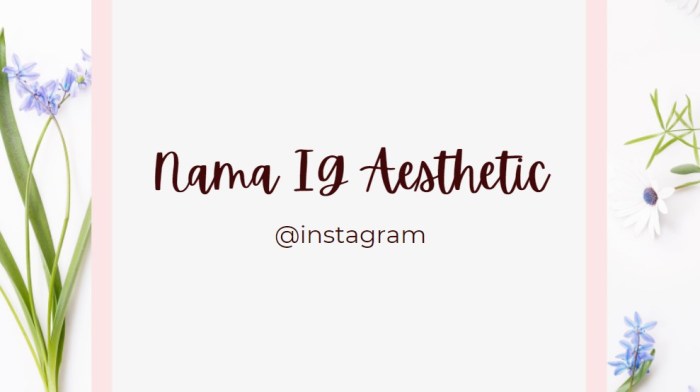 Nama Ig Kelas Aesthetic Ips