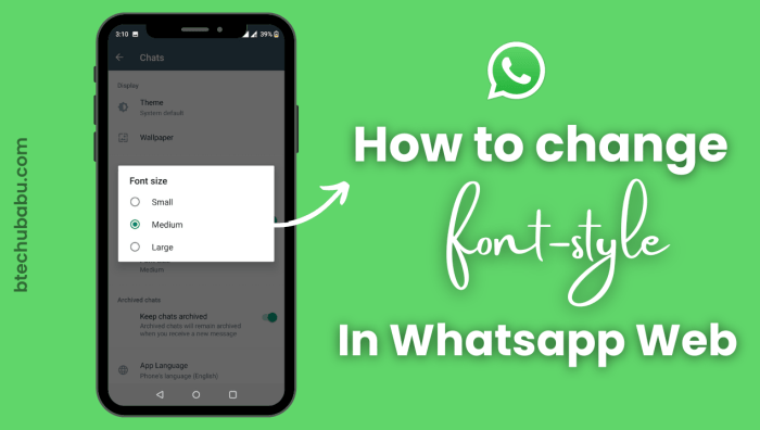 Cara Mengubah Tulisan Di Whatsapp Menjadi Latin