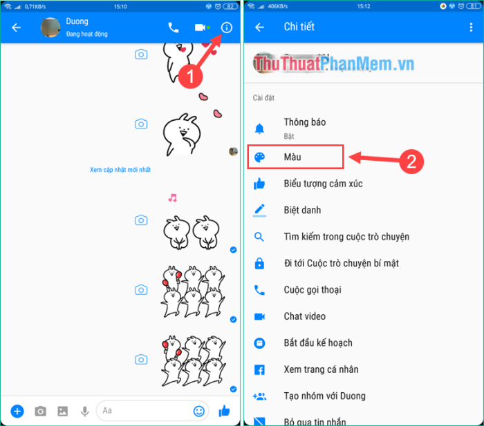 Arti Warna Obrolan Di Messenger